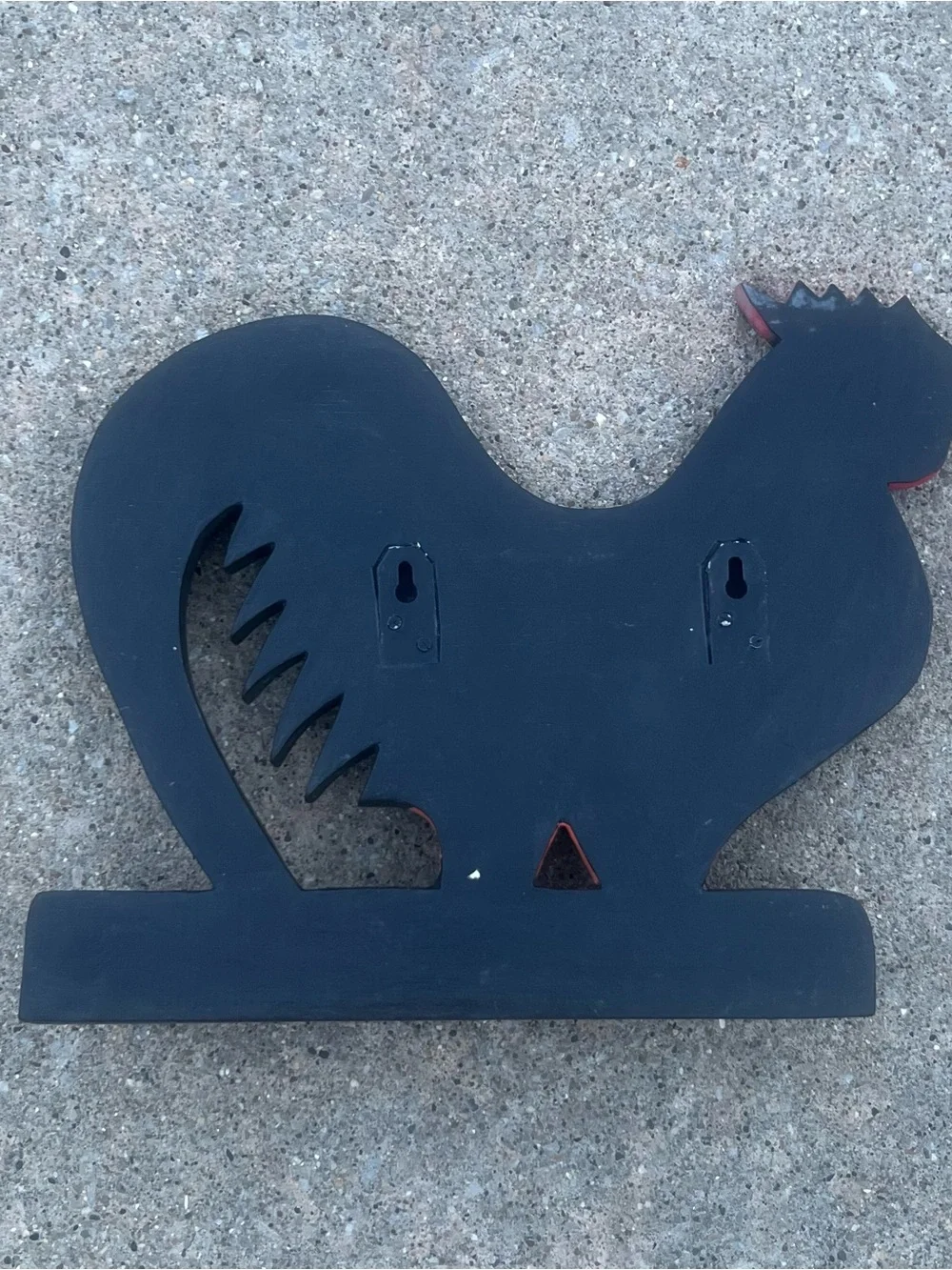 Vintage Rooster Wall Decor in Black, Gray, Red, Orange, Purple